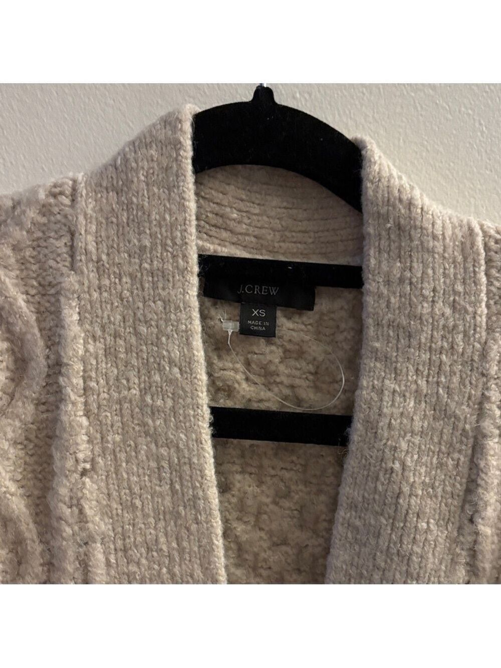 J. Crew Beige Cable Knit Cardigan - Picture 2 of 4